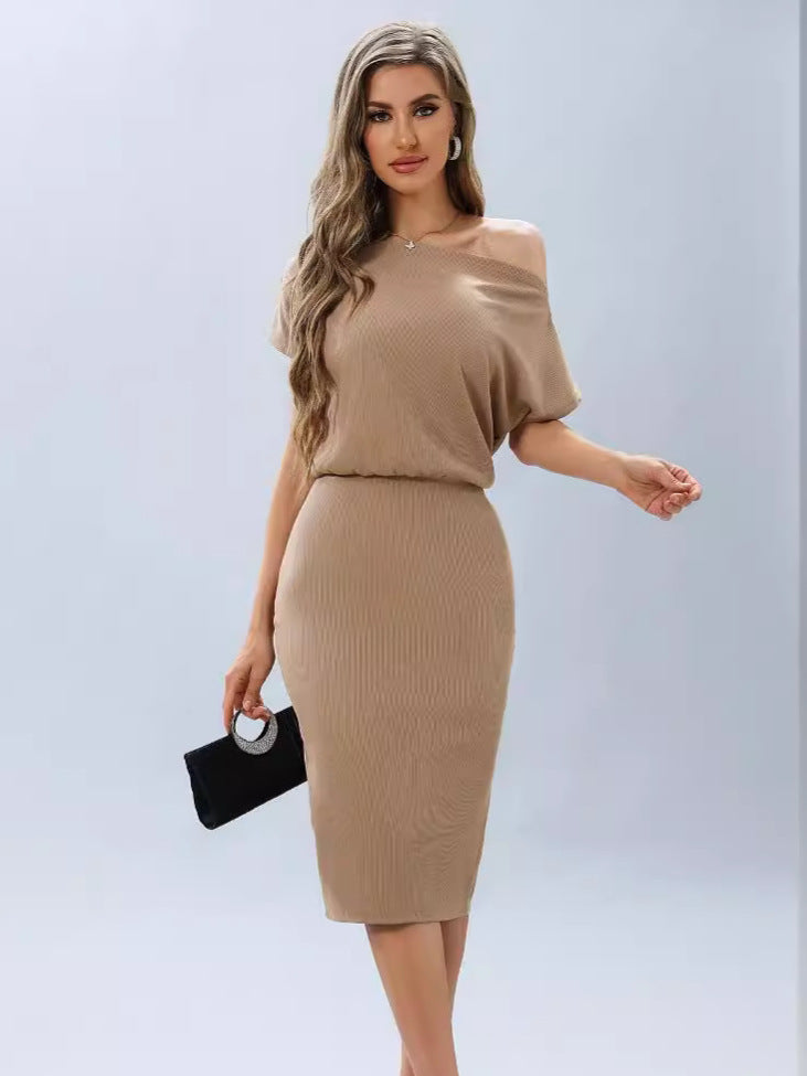 Graceful Classic Waist-Fitted Dress